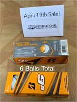 6 Long Distance Golf Balls