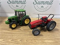 John Deere & Massey Ferguson Toy tractors