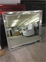 AS IS Grey Framed Mirror - 43" x 40" - $169