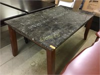 Miss Match Faux Marble Dining Table - $599