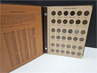 Lincoln Cent Partial Book 1909-1983 Minus 4 Coins