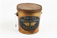 SWIFT'S "SILVERLEAF" BRAND PURE LARD 3 POUNDS PAIL