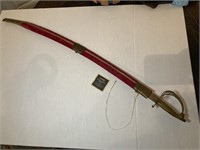 Sword & Fabric Covered Sheath, Made In India