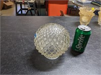 VTG Glass Hobnail Lamp Globe