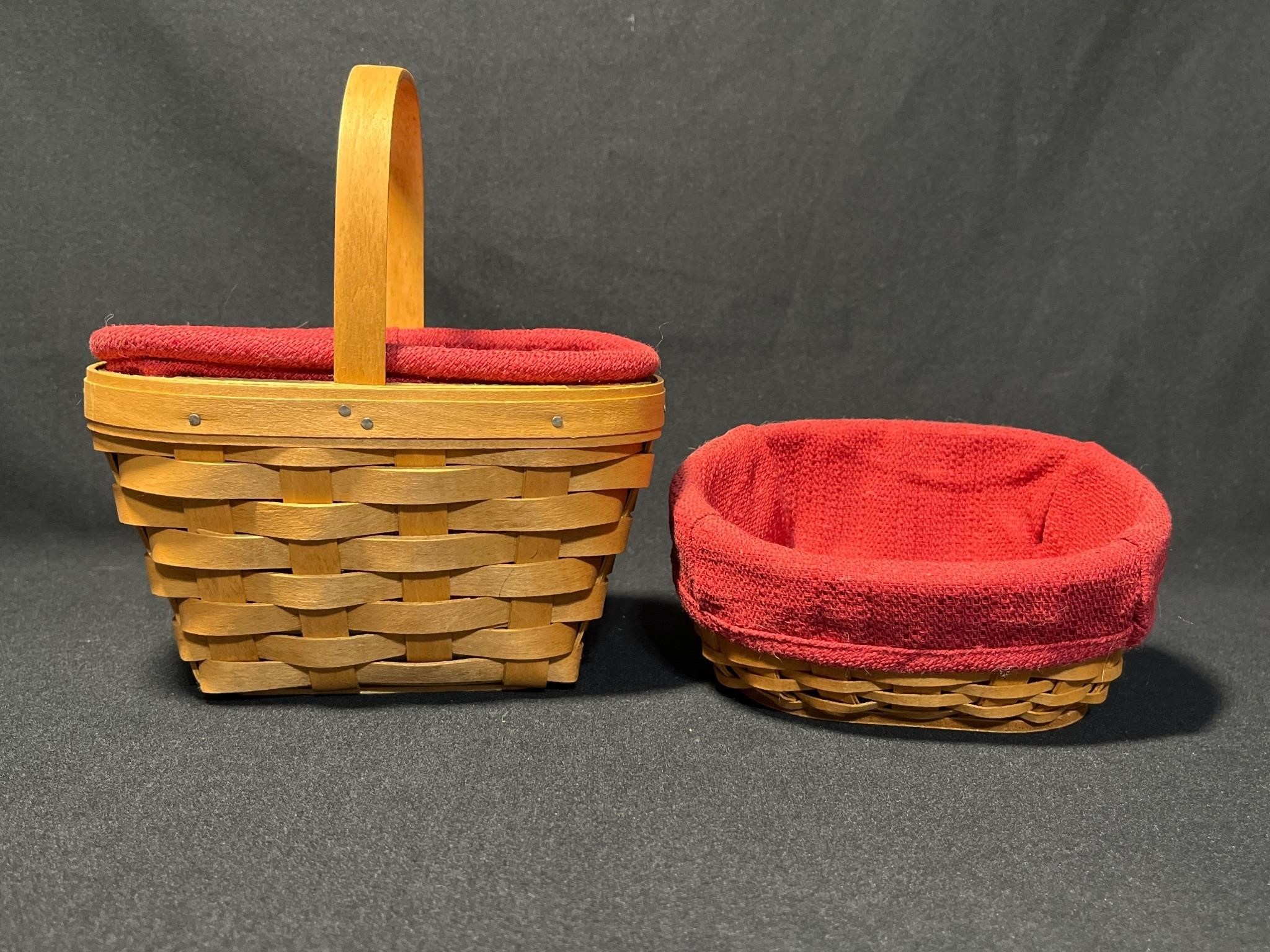 Two Longaberger basket