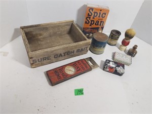 Collection of antique items