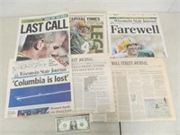 Collectible Historical Newspapers - 9/11 World