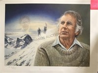 LE "HILLARY CONQUERS EVEREST" SIGNED BY ARTIST