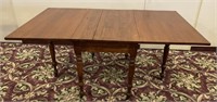 Wood Drop Leaf Dining Table On Wheels