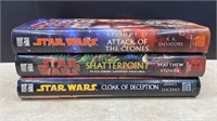 3 Star Wars Books (hardcover)