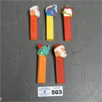 (5) Early PEZ Dispensers
