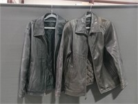 2 Large Men’s Leather Jackets