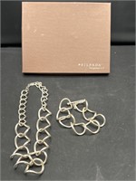 Sterling silver silpada  necklace & bracelet