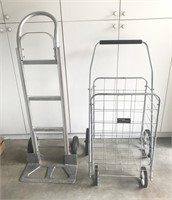 MacLiner Metal Dolly and Easy Wheels Shopping Cart