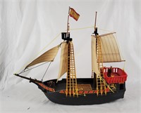 Playmobil Toy Pirate Ship With Sails