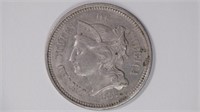 1868 Three Cent Nickel