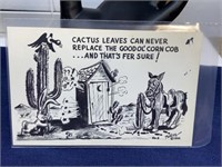 20th century comedic funny postcard Unused