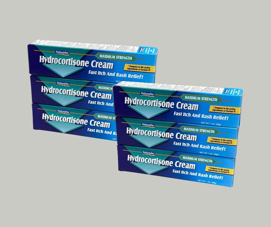 NATUREPLEX Hydrocortisone 6-PACK! Max Strength