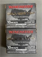 40 rnds Winchester SilverTip 10mm Auto Ammo