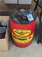 Pennzoil Snowmobile Oil 5 Gallon Can