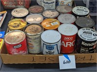 Lot of Vintage Oil Cans