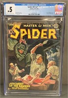 CGC 0.5 Spider #81 Vol.21 #1 1940 Pulp