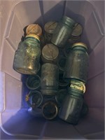 Blue Canning Jars