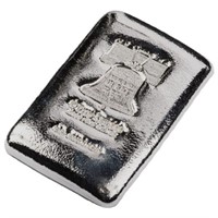 5 oz Poured Liberty Design Silver Bar