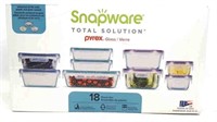 Pyrex Glass Snapware 18 pc. Set