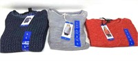 (3) LG Women's Sweaters- Champion/Jeanne Pierre