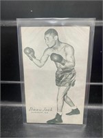 Vintage Beau Jack Boxing Exhibit Card