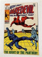 Marvel Daredevil No.52 1969 Panther Appears