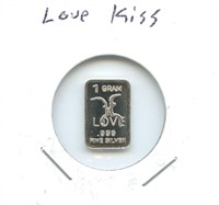 1 gram Silver - Love Kiss
