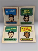 1970 Topps Story Booklets Lot of 4 Diff Booklets