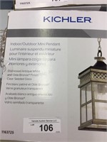 Kichler Indoor Outdoor Mini Pendant light