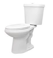 Dual Flush Elongated Toilet, Seat Included