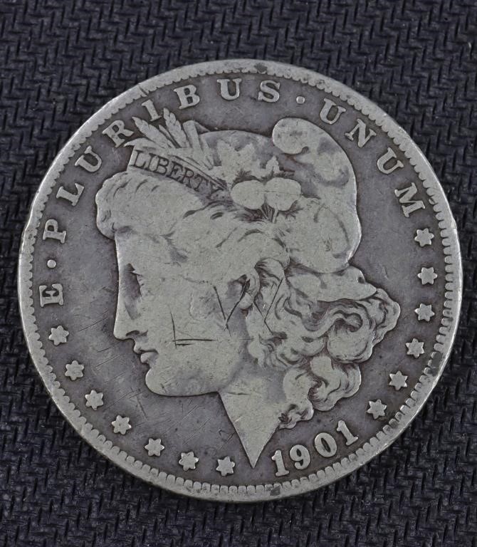 1901 O Morgan Silver Dollar