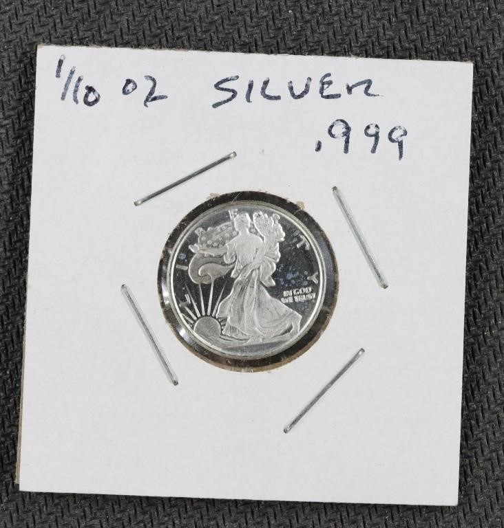 1/10 oz. .999 Silver US Mint Coin