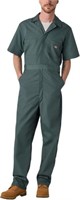 $65-Dickies Men's MD Short Sleeve Coverall Lincoln