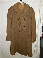 WWI Trench Coat Named Inside