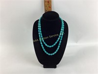 Natural Turquoise bead necklace 109 grams