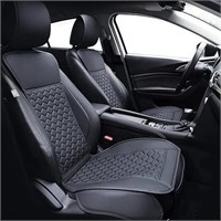 Elantrip 2pcs Front Car Seat Covers Leather Water