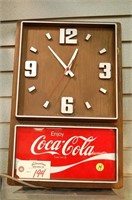 Coca Cola Electric Clock - Tested