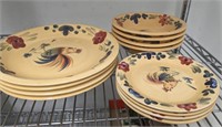GIBSON ROOSTER PLATES