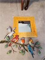 Bird Wall Hanger & Mirror