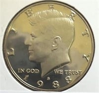 1988S Kennedy Half Dollar Proof