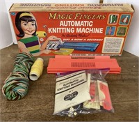 Vintage Magic Fingers automatic knitting machine