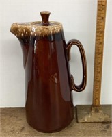 Hull brown drip pottery coffee carafe