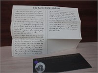 Gettysburg Address Print