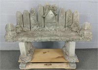 Three Piece Sculptural Concrete Bench